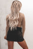 Here For A Good Time Black Long Sleeve Mesh Top